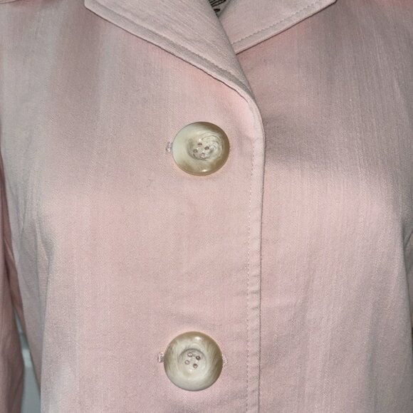 Y2K Vintage Marc Jacobs Jacket Blazer Baby Pink Cotton - Picture 2 of 12